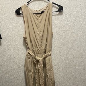 Banana Republic tan jumpsuit